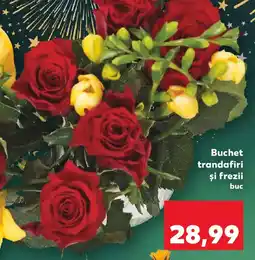Kaufland Buchet trandafiri şi frezii Ofertă