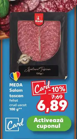 Kaufland MEDA Salam toscan feliat Ofertă