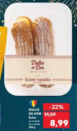 Kaufland DULCE DE DOR Ecler cu cremă de vanilie Ofertă