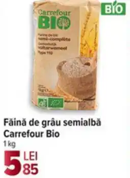 Carrefour Făină de grâu semialbă Carrefour Bio Ofertă