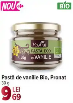 Carrefour Pastă de vanilie Bio, Pronat Ofertă