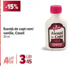 Carrefour Esență de copt rom/ vanilie, Coseli Ofertă