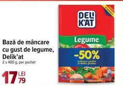 Carrefour Bază de mâncare cu gust de legume, Delik'at Ofertă