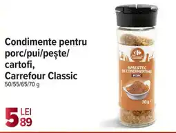 Carrefour Condimente pentru porc/pui/peşte/ cartofi, Carrefour Classic Ofertă