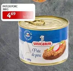 Unicarm Unicarm Pate de porc Ofertă