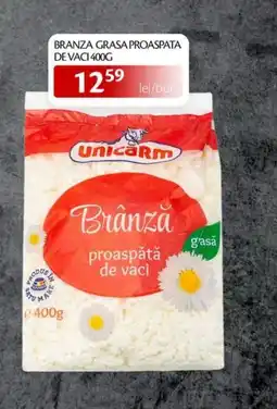 Unicarm Unicarm Branza grasa proaspata de vaci Ofertă