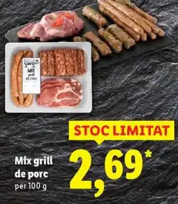 Lidl Mix grill de porc Ofertă