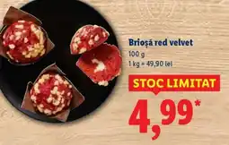 Lidl Briosǎ red velvet Ofertă