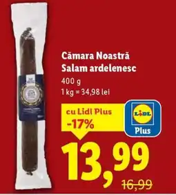 Lidl Cămara Noastră Salam ardelenesc Ofertă