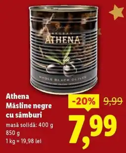 Lidl Athena Măsline negre cu sâmburi Ofertă