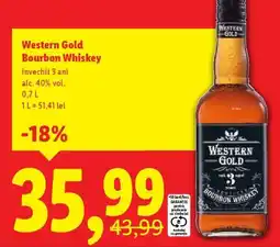 Lidl Western Gold Bourbon Whiskey Ofertă
