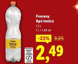 Lidl Freeway Apǎ tonică Ofertă