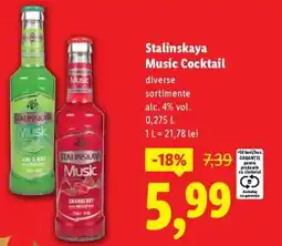 Lidl Stalinskaya Music Cocktail Ofertă