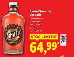 Lidl Ginato Clementino Gin clasic Ofertă
