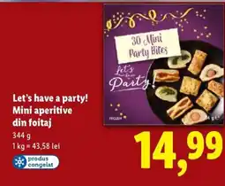 Lidl Let's have a party! Mini aperitive din foitaj Ofertă