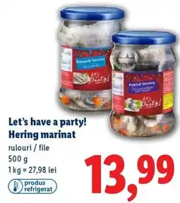 Lidl Let's have a party! Hering marinat Ofertă