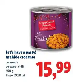 Lidl Let's have a party! Arahide crocante Ofertă