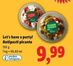 Lidl Let's have a party! Antipasti picante Ofertă