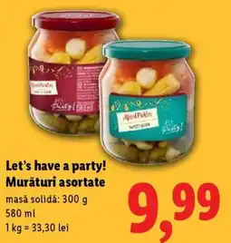 Lidl Let's have a party! Murături asortate Ofertă