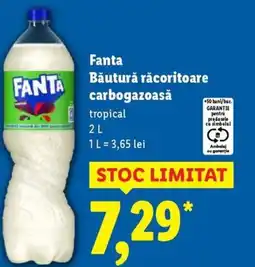 Lidl Fanta Băutură răcoritoare carbogazoasă tropical Ofertă