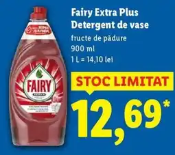 Lidl Fairy Extra Plus Detergent de vase Ofertă
