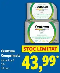 Lidl Centrum Comprimate de la A la Z 50+ Ofertă