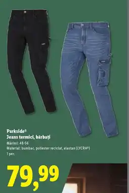 Lidl Parkside Jeans termici, bărbaţi Ofertă