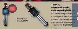 Lidl TRONIC Microfon karaoke, cu bluetooth și difuzor Ofertă