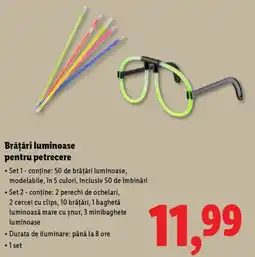 Lidl Brățări luminoase pentru petrecere Ofertă