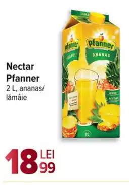 Carrefour Nectar Pfanner, ananas/ lămâie Ofertă