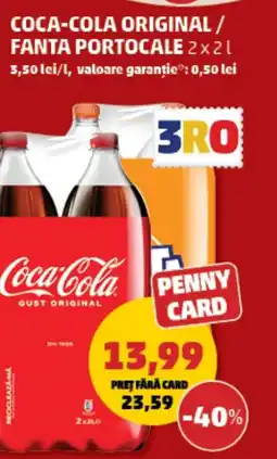 Penny Coca-cola original/ fanta portocale Ofertă