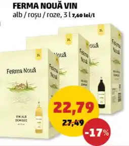 Penny FERMA NOUĂ VIN alb/roșu/roze Ofertă