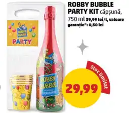 Penny ROBBY BUBBLE PARTY KIT căpşunǎ Ofertă