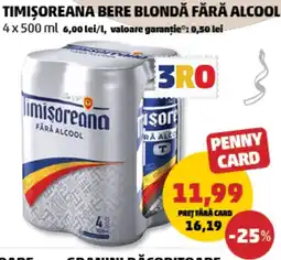 Penny Timişoreana bere blondă fără alcool Ofertă