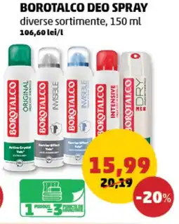 Penny Borotalco deo spray Ofertă