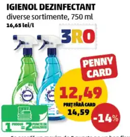 Penny Igienol dezinfectant Ofertă
