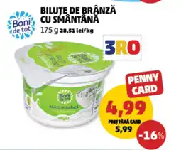 Penny Bilute de brânză cu smântână Ofertă