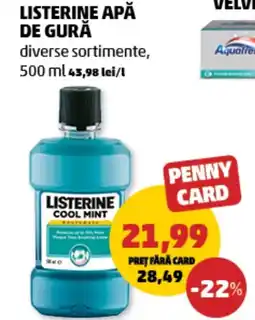 Penny Listerine apă de gură Ofertă
