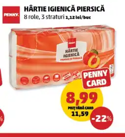 Penny Hârtie igienică piersică Ofertă