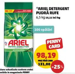 Penny Ariel detergent pudră rufe Ofertă