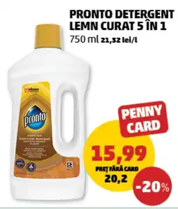 Penny Pronto detergent lemn curat 5 în 1 Ofertă