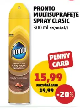 Penny Pronto multisuprafețe spray clasic Ofertă