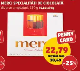 Penny Merci specialități de ciocolată Ofertă