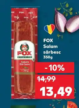 Kaufland FOX Salam sârbesc Ofertă