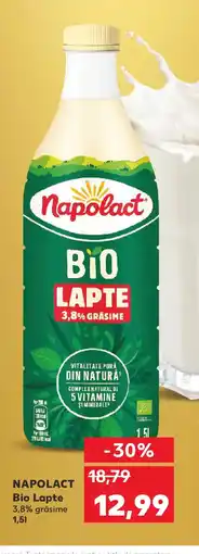 Kaufland NAPOLACT Bio Lapte Ofertă