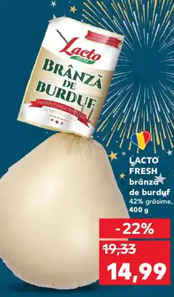 Kaufland LACTO FRESH brânză de burduf Ofertă