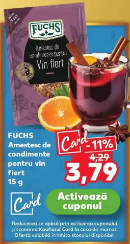 Kaufland FUCHS Amestec de condimente pentru vin fiert Ofertă