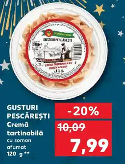Kaufland GUSTURI PESCĂREŞTI Cremă tartinabilă Ofertă