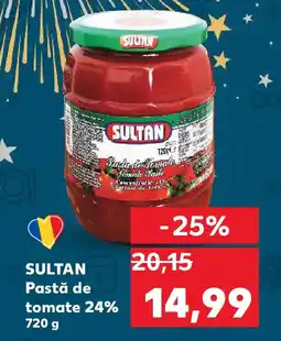 Kaufland SULTAN Pastă de tomate 24% Ofertă