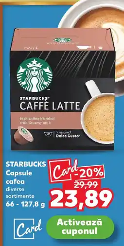 Kaufland STARBUCKS Capsule cafea Ofertă